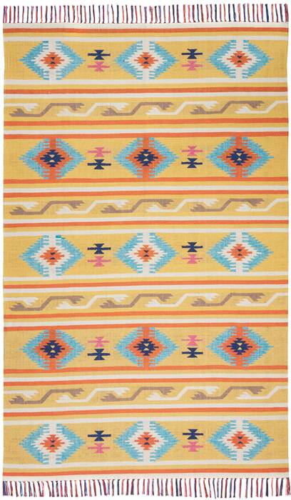 Nourison Baja Yellow 80 X 100 Area Rug 805-140891 Image 0