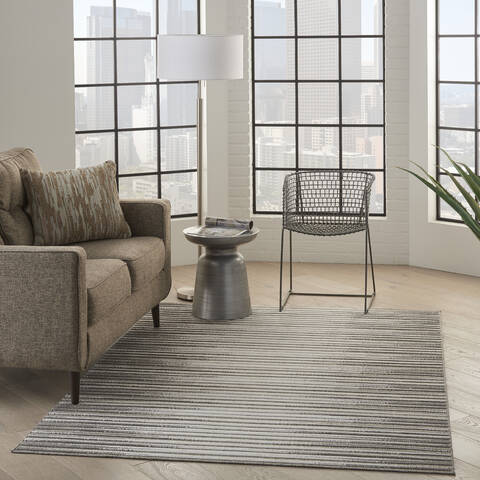 Nourison Calobra Grey 53 X 73 Area Rug 805-140897 Image 5