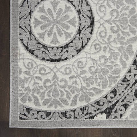 Nourison Calobra Grey 40 X 60 Area Rug 805-140906 Image 1