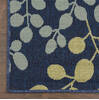 Nourison Caribbean Blue Square 53 X 53 Area Rug  805-140916 Thumb 1