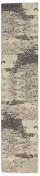 Nourison Celestial Beige Runner 10 to 12 ft Polypropylene Carpet 140928