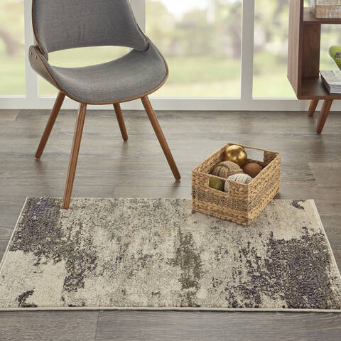 Nourison Celestial Beige 22 X 39 Area Rug 805-140930 Image 3