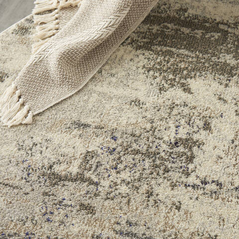 Nourison Celestial Beige Round 40 X 40 Area Rug 805-140934 Image 4