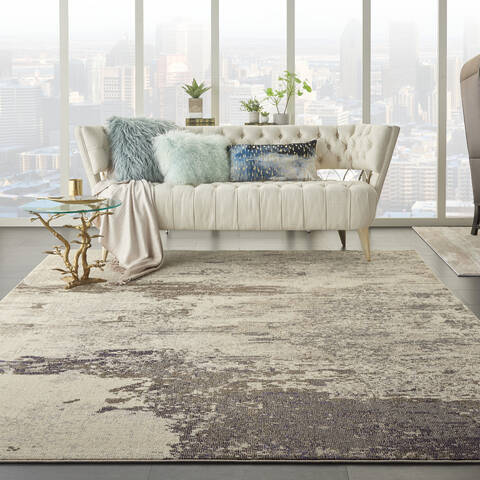 Nourison Celestial Beige 90 X 120 Area Rug 805-140940 Image 3
