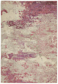 Nourison Celestial Beige Rectangle 4x6 ft Polypropylene Carpet 140948