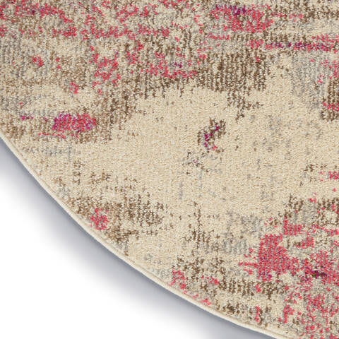 Nourison Celestial Beige Round 40 X 40 Area Rug 805-140949 Image 5