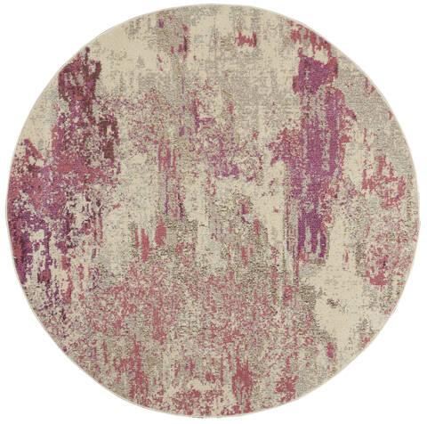 Nourison Celestial Beige Round 40 X 40 Area Rug 805-140949 Image 0