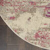 Nourison Celestial Beige Round 40 X 40 Area Rug 805-140949 Thumb 1