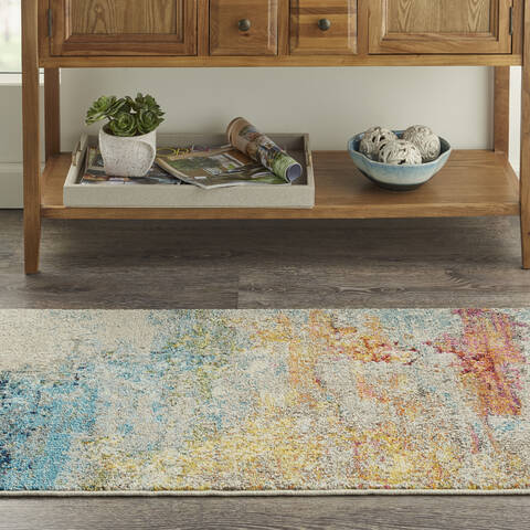 Nourison Celestial Multicolor 30 X 50 Area Rug 805-140957 Image 3
