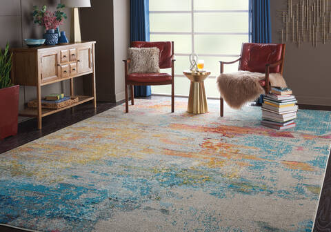 Nourison Celestial Multicolor 70 X 100 Area Rug 805-140959 Image 3