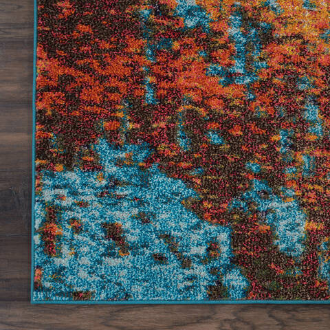 Nourison Celestial Blue 100 X 140 Area Rug 805-140961 Image 1