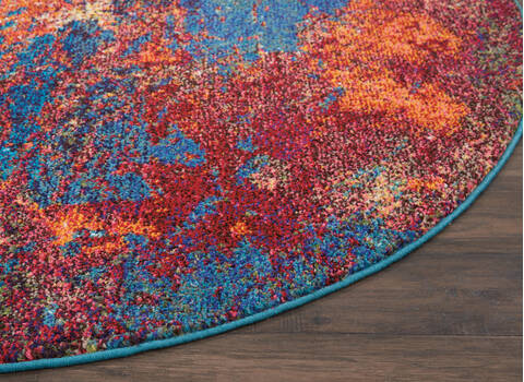 Nourison Celestial Blue Round 40 X 40 Area Rug 805-140964 Image 5