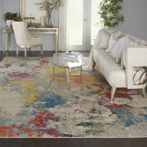 Nourison Celestial Beige 100 X 140 Area Rug 805-140966 Image 3
