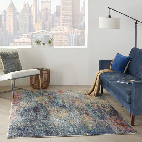 Nourison Celestial Multicolor 53 X 73 Area Rug 805-140974 Image 5
