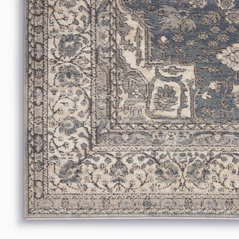 Nourison Concerto Grey Runner 22 X 100 Area Rug 805-141040 Image 3