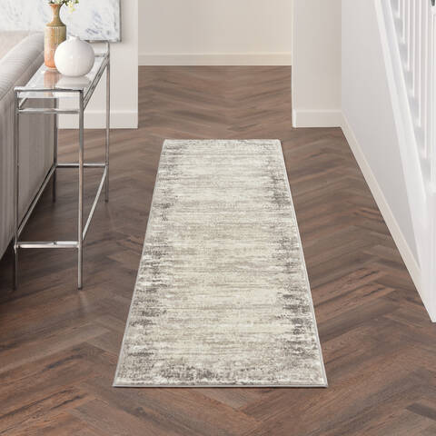 Nourison Cyrus Beige Runner 22 X 76 Area Rug 805-141071 Image 3