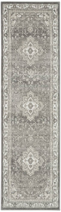 Nourison Cyrus Grey Runner 22 X 76 Area Rug 805-141083 Image 0