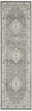 Nourison Cyrus Grey Runner 2'2" X 7'6" Area Rug  805-141083