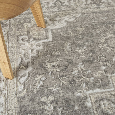 Nourison Cyrus Grey 53 X 73 Area Rug 805-141084 Image 4