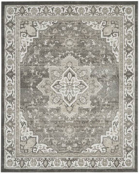 Nourison Cyrus Grey Rectangle 8x10 ft Polypropylene Carpet 141085