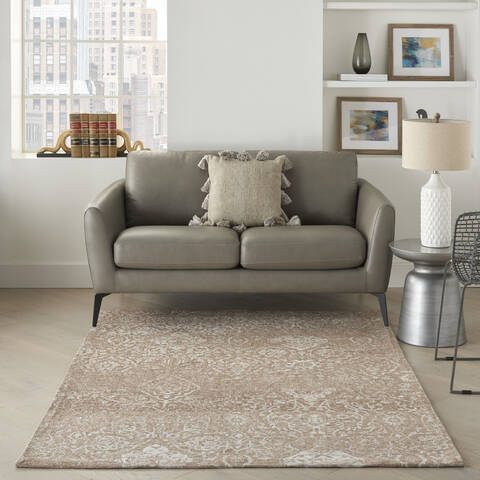 Nourison Damask Beige 50 X 70 Area Rug 805-141104 Image 3