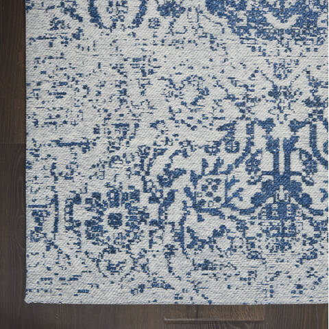 Nourison Damask Blue 23 X 39 Area Rug 805-141108 Image 1