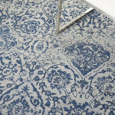 Nourison Damask Blue 50 X 70 Area Rug 805-141111 Image 4
