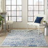 Nourison Damask Blue 50 X 70 Area Rug 805-141111 Thumb 3