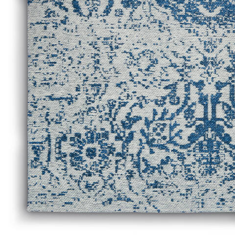 Nourison Damask Blue 60 X 90 Area Rug  805-141112 Image 5