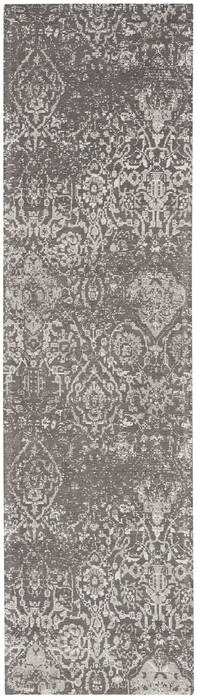 Nourison Damask Grey Runner 23 X 76 Area Rug 805-141116 Image 0