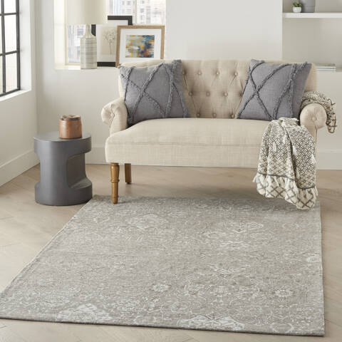 Nourison Damask Grey 50 X 70 Area Rug 805-141126 Image 5
