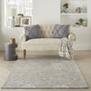 Nourison Damask Grey 50 X 70 Area Rug  805-141126 Thumb 3