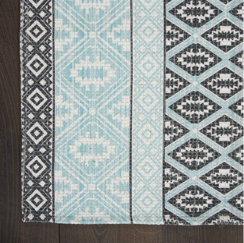 Nourison Darien Blue 23 X 39 Area Rug 805-141130 Image 1