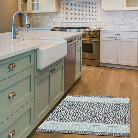 Nourison Darien Blue 23 X 39 Area Rug 805-141130 Image 3