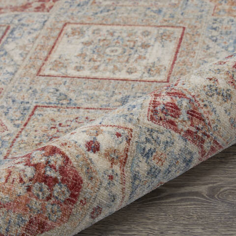Nourison Enchanting Home Blue Runner 27 X 100 Area Rug 805-141152 Image 2