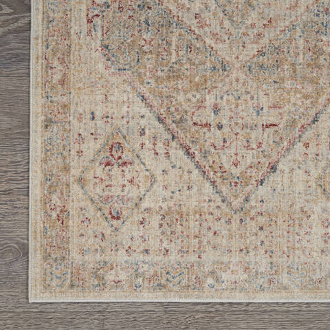 Nourison Enchanting Home Beige Runner 27 X 100 Area Rug 805-141158 Image 1