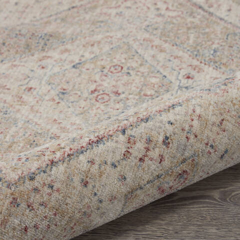 Nourison Enchanting Home Beige Runner 27 X 100 Area Rug 805-141158 Image 2