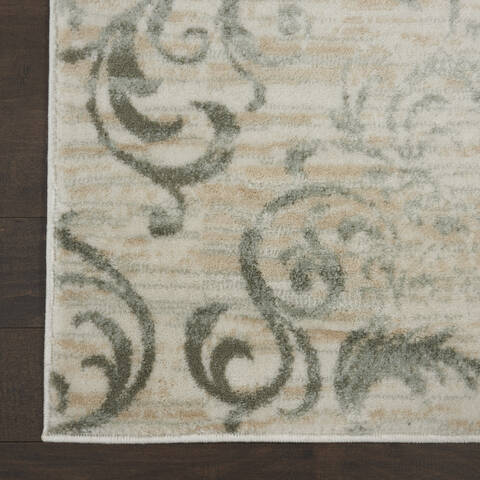 Nourison Euphoria White 90 X 120 Area Rug 805-141177 Image 1