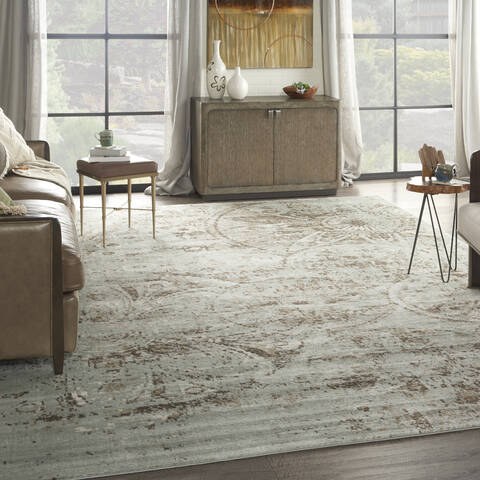 Nourison Euphoria Grey 90 X 120 Area Rug 805-141178 Image 3