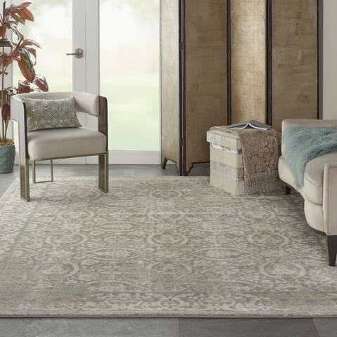 Nourison Euphoria Grey 90 X 120 Area Rug 805-141179 Image 3