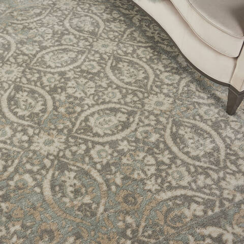 Nourison Euphoria Grey 90 X 120 Area Rug 805-141179 Image 4