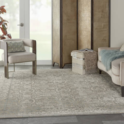 Nourison Euphoria Grey 90 X 120 Area Rug 805-141179 Image 6