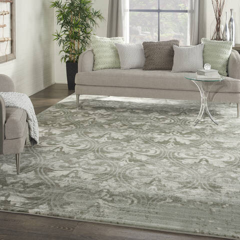 Nourison Euphoria Grey 90 X 120 Area Rug 805-141180 Image 3