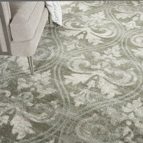 Nourison Euphoria Grey 90 X 120 Area Rug 805-141180 Image 4