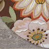 Nourison Fantasy Brown Round 56 X 56 Area Rug 805-141181 Thumb 1