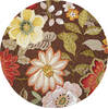 Nourison Fantasy Brown Round 56 X 56 Area Rug  805-141181 Thumb 0