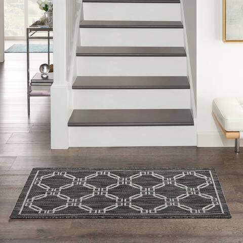 Nourison Garden Party Grey 22 X 39 Area Rug 805-141183 Image 3