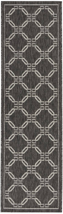 Nourison Garden Party Grey Runner 22 X 76 Area Rug 805-141184 Image 0