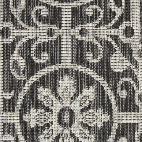 Nourison Garden Party Grey Runner 22 X 76 Area Rug 805-141191 Image 4
