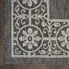 Nourison Garden Party Grey Runner 22 X 76 Area Rug 805-141191 Thumb 1